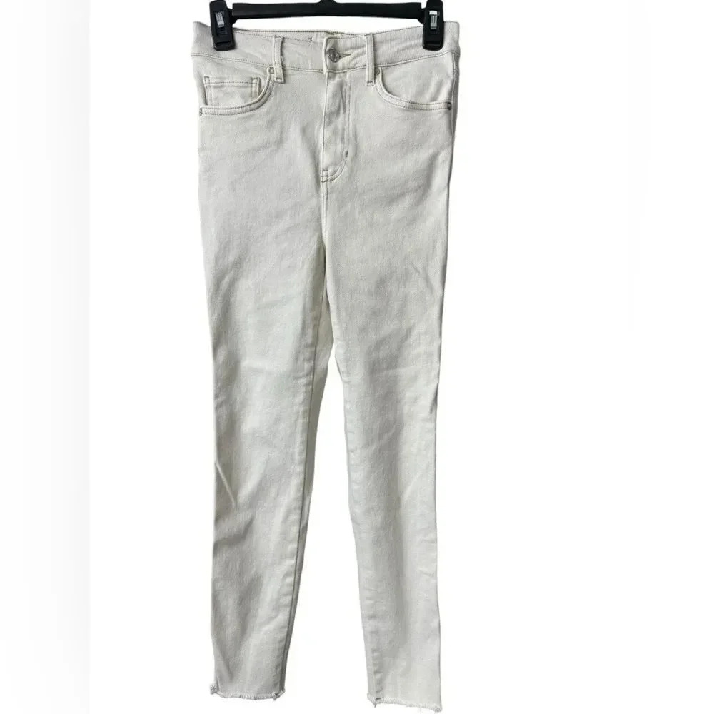 we the free free people off white skinny denim‎ jeans size 28